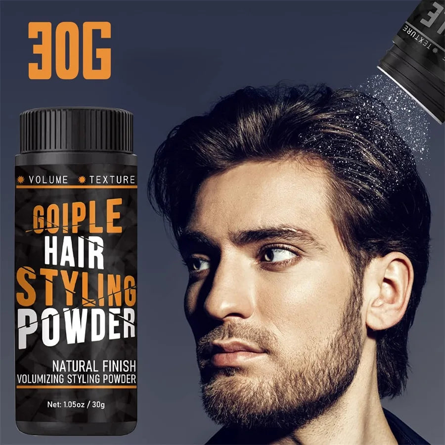 Fluffy Powder for Men Matte Look and Volume Texture