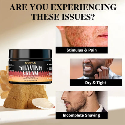 Shaving Cream Set for Men with Stainless Steel Foaming Bowl & Brush