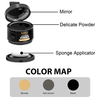 4pcs for Men Black Beard Pen and Shadow Powder