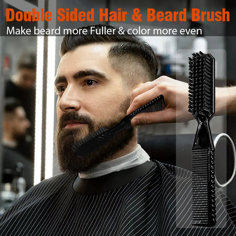 Men's Beard Balm Sandalwood Scent Butter Cream and Brush