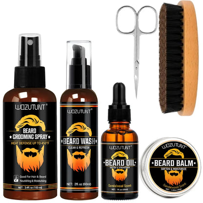 Men’s Beard Growth Professional Grooming & Styling Kit