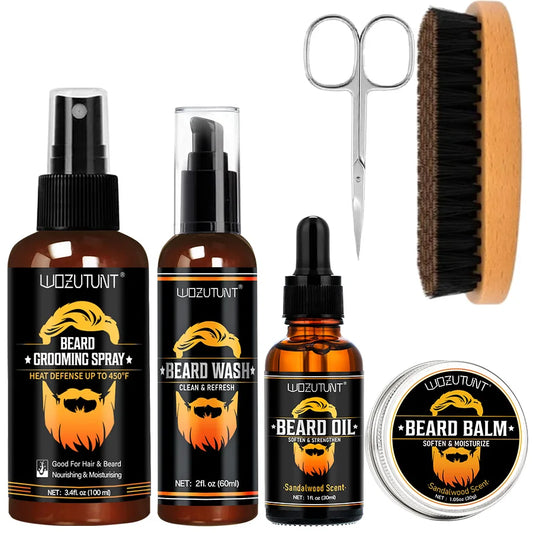 Men’s Beard Growth Professional Grooming & Styling Kit
