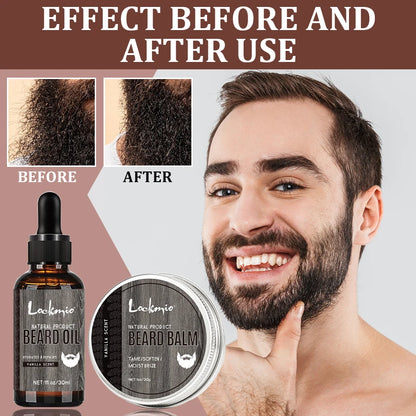 Beard Care Balm & Oil Gloss Moisturizing Serum