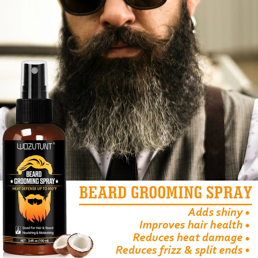 Men’s Beard Growth Professional Grooming & Styling Kit
